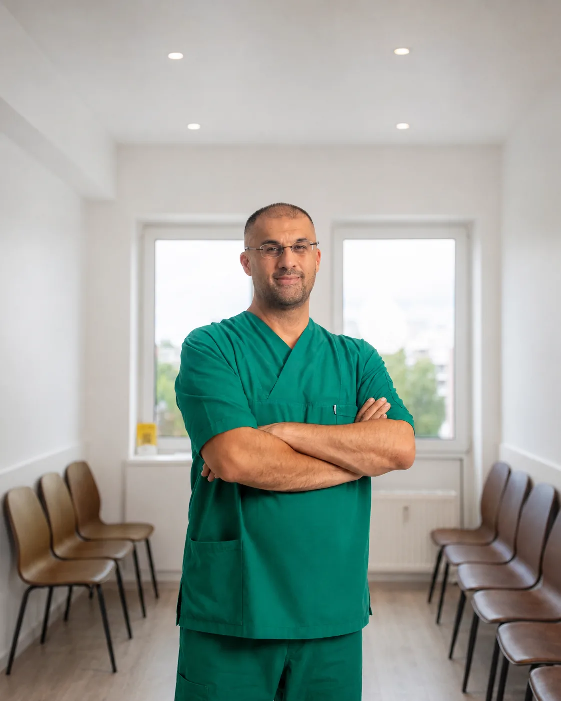 Dr. Omar Samadzade in seiner Praxis